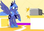  alicorn equine female feral friendship_is_magic horn horse mammal microwave my_little_pony pony princess_luna_(mlp) rmsaun98722 solo winged_unicorn wings 