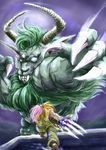  battle claws dolan extra_eyes giant horns kevin monster multiple_eyes seiken_densetsu seiken_densetsu_3 wakamecha 