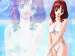  anime erect_nipples girl green_eyes homo red_hair solo zoom_layer 