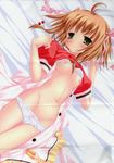  alcot crease fair_child nipples open_shirt oppai pantsu panty_pull shirt_lift tagme 