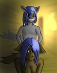  anthro blue_eyes blue_hair breasts canine crying dungeon duo ears female forced green_eyes grin hair incest madadh_ruadh male mammal rape tail tear tears wolf 