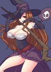  breasts cleavage dragon&#039;s_crown dragon's_crown hat huge_breasts masayu smile sorceress_(dragon&#039;s_crown) sorceress_(dragon's_crown) staff vanillaware weapon 
