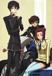  arthur_(code_geass) code_geass kallen_stadtfeld kururugi_suzaku lelouch_lamperouge nakatani_seiichi 