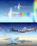  aircraft blue_fur cutie_mark equine f-22 female feral friendship_is_magic fur group hair horse jet mammal multi-colored_hair my_little_pony p-51 pedro992 pegasus pony purple_eyes rainbow_dash_(mlp) rainbow_hair sonic_rainboom wings 