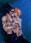  bleach ichigo_kurosaki kenpachi_zaraki tagme yamiphantom 