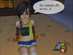  final_fantasy final_fantasy_vii game_cg headband kingdom_hearts kingdom_hearts_i solo yuffie_kisaragi 