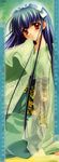  calendar carnelian kawakabe_momoka kimono stick_poster touka_gettan 