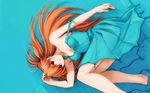  asuka_langley dress erect_nipples kobayashi_yuji kobayashi_yuuji neon_genesis_evangelion nopan see_through 