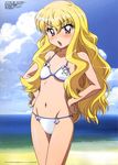  :o alternate_color alternate_hair_color angry bangs beach bikini blonde_hair blush bow bow_bikini cloud day flat_chest fujii_masahiro groin hair_between_eyes hands_on_hips long_hair looking_at_viewer louise_francoise_le_blanc_de_la_valliere megami navel ocean open_mouth outdoors pentagram pink_eyes scan shiny shiny_hair shiny_skin skinny sky solo string_bikini swimsuit thigh_gap third-party_edit v-shaped_eyebrows very_long_hair water wavy_hair white_bikini zero_no_tsukaima zero_no_tsukaima:_futatsuki_no_kishi 