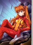  asuka_langley blue_eyes cockpit evangelion:_2.0_you_can_(not)_advance long_hair navel neon_genesis_evangelion oppai plugsuit rebuild_of_evangelion red_hair sitting smile test_plugsuit transparent_clothing 