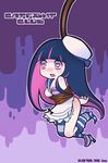  artist_request bdsm blush bondage bound bra heart hearts panty_&amp;_stocking_with_garterbelt stocking_(character) stocking_(psg) tentacle torn_clothes underwear 