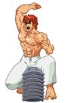  80s abs capcom game karate muscle oldschool ryu ryuu_(street_fighter) street_fighter street_fighter_1 
