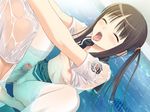  blush censored cg eroge fault!! nopan penis pettanko pool public_sex school_uniforms sex spread_legs sugiyama_mio thighhighs tony twin_tails 