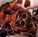  brain corpes devour earth-2149 hawkeye m.o.d.o.k marvel marvel_zombies she_hulk skull zombie 