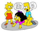  bart_simpson jessica_lovejoy lisa_simpson the_simpsons tommy_simms 