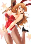  asahina_mikuru breasts bunny_girl cleavage find_similar large_breasts oppai pantyhose shinozuka_jyouji suzumiya_haruhi_no_yuuutsu tights 
