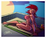  ass bikini foster's_home_for_imaginary_friends frances_foster red_hair solo sunbathing swimsuit wagner 
