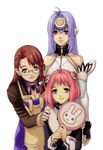  kos-mos megane mizrahi_momo uzuki_shion xenosaga xenosaga_freaks 