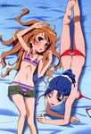  aisaka_taiga beach bikini itou_youko kawashima_ami mizugi sunbathing toradora! waki 