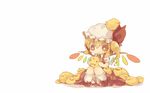  :3 blonde_hair chibi flandre_scarlet masirosu red_eyes touhou white wings 