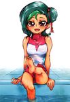  blush feet green_hair kotori_mizuki mizuki_kotori_(yuu-gi-ou_zexal) pool school_uniform short_hair tagme water wet wet_clothes yellow_eyes yu-gi-oh! yu-gi-oh!_zexal yugioh yugioh_zexal yugiou yuu-gi-ou_zexal 