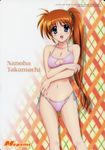  bikini breast_hold cleavage mahou_shoujo_lyrical_nanoha mahou_shoujo_lyrical_nanoha_strikers mizugi okuda_yasuhiro takamachi_nanoha 