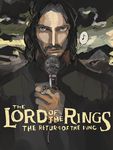  aragorn artist_request copyright_name eighth_note jewelry lord_of_the_rings lowres male_focus microphone movie_poster musical_note parody poster ring solo spoken_musical_note 