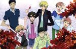  fujioka_haruhi haninozuka_mitsukuni hitachiin_hikaru hitachiin_kaoru morinozuka_takashi ootori_kyouya ouran_high_school_host_club suou_tamaki 