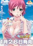  beach bikini cleavage happoubi_jin iihara_nao mizugi open_shirt resort_boin see_through 