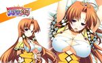  cleavage diadem erect_nipples flora_do_arcadia pantsu_wo_miseru_koto_sore_ga... wallpaper wheel yuuki_hagure 