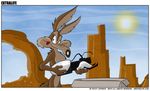  anthro box brown_fur canine coyote crossover fur holding looking_at_viewer looney_tunes male mammal outside portal_(game) portal_(series) portal_gun scott_johnson sky solo sun tongue tongue_out valve warner_brothers wile_e._coyote 