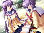  cg clannad fujibayashi_kyou fujibayashi_ryou game_cg key tagme 