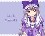  3.1-tan anthropomorphization bow gothic_lolita os-tan red_eyes tagme white_hair windows 