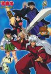  higurashi_kagome inuyasha inuyasha_(character) kirara miroku sango shippo 