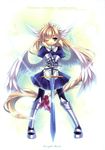  armor capura.l elf eternal_phantasia sword wings 