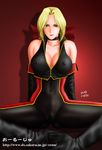  blonde bodysuit dead_or_alive erect_nipples green_eyes helena_douglas oppai renn 