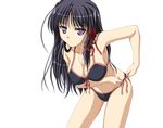  bikini cleavage fortune_arterial kuze_kiriha mizugi transparent_png vector_trace 