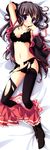  bra crease dakimakura garter_belt koiiro_soramoyou lucie overfiltered pantsu school_uniform studio_ryokucha thighhighs torn_clothes undressing 