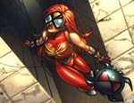  costume gloves marvel marvel_mangaverse mary_jane_watson mask red red_hair spider-woman super_heroine superheroine 