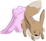  ditto eevee nintendo paperclip_(artist) pokemon 