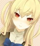  blonde crossdressing face maria_holic mole red_eyes school_uniform shidou_mariya trap 