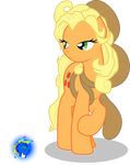  applejack_(mlp) cute equine female feral friendship_is_magic horse inkwell_pony invalid_tag mammal my_little_pony plain_background pony solo transparent_background 