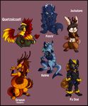  canine dragon equine fenrir foo_dog fu_dog horse jackalope kayla-na kelpie lagomorph mammal mel_the_hybrid quetzalcoatl rabbit reptile scalie wolf 