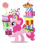  balance bowl box cake candy candy_cane carrying equine female feral food friendship_is_magic fur gif horse lollipop lollypop mammal my_little_pony pastery pie pink_fur pinkie_pie_(mlp) plain_background pony solo unknown_artist white_background 