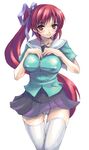  blush cosplay kousaka_tamaki leaf_(studio) long_hair red_hair tagme takase_mizuki to_heart 