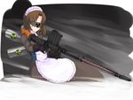  blindfold gun lahti_l39 maid nekohige original solo weapon 