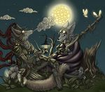  butterfly canine flip-fox gun insect lantern mammal moon moth night pipe ranged_weapon smoking weapon wolf 