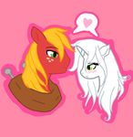  &hearts; big_macintosh_(mlp) duo equine female friendship_is_magic horn horse male mammal my_little_pony pony unicorn unknown_artist unknown_pony yoke 