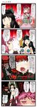  :3 animal_ears arm_cannon aruva blush bow braid cat_ears censored comic eyeball female_pervert hair_bow hairband highres kaenbyou_rin komeiji_satori mind_reading multiple_girls novelty_censor nude o_o open_mouth pervert purple_eyes purple_hair red_eyes red_hair reiuji_utsuho short_hair skirt smelling smile third_eye touhou translated treasure_mark_censor twin_braids weapon 