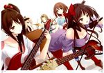  akiyama_mio cleavage fixme gap guitar hirasawa_yui k-on! kotobuki_tsumugi mikoto_akemi nakano_azusa pantyhose tainaka_ritsu yellow_avantgard 